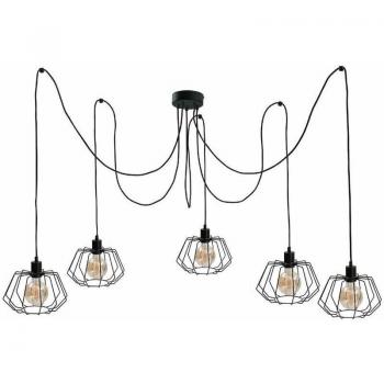 Luna Cluster 5xE27 Keter 480
