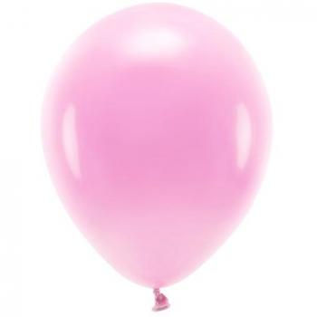Pink Eco Balloons Set – 10×26 cm Pastellrosa