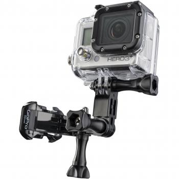Mantona Winkelstück für GoPro (Halterungen, Diverse), Action Cam Zubehör, Schwarz
