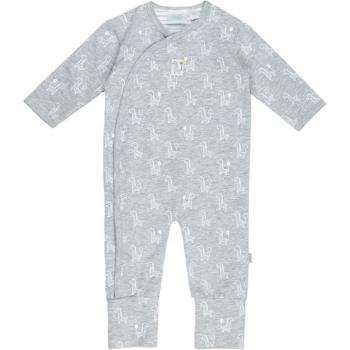 Feetje Giraffe Schlafoverall Grau Melange