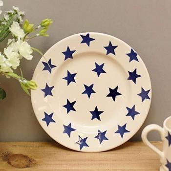 Emma Bridgewater Blue Star 8 1/2 Inch Oversized Side Plate