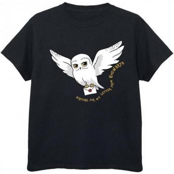 Harry Potter Girls' Owl Letter Printed T-Shirt