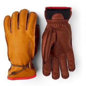 Hestra Wakayama 5-Finger Handschuhe Kork/Braun