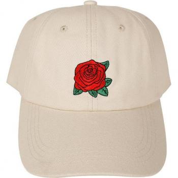 VORON Cotton Dad Hat with Red Rose