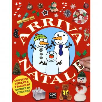 Arriva Natale. Con adesivi. Ediz. illustrata