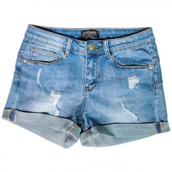 Hotpants Short in Aged-Waschung – Kurzhose für Damen