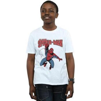T-shirt Spider-Man bianca per ragazzi
