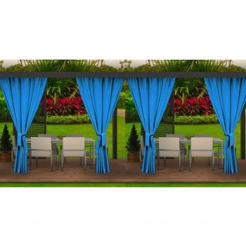 Cortinas para Pérgola Azul 4x 155x240cm