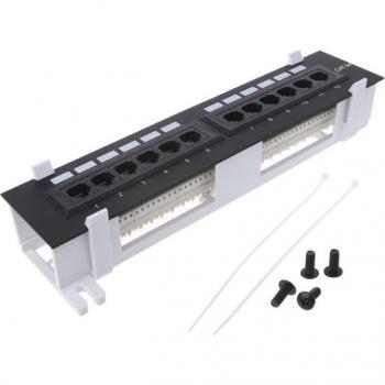 Soporte Pared 12Puertos CAT5/6