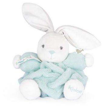 Doudou Petit lapinou vert d'eau Kaloo 18cm