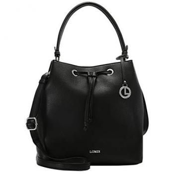 L. Credi Schultertasche Ebony 28 cm