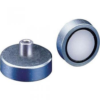 Neodym-Flachgreifmagnet mit Gewinde 6 x 4,5 / 11,5 mm Beloh
