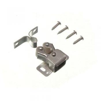 Suki Hardware White Mini Tip Cupboard Caravan Spring Loaded Catch