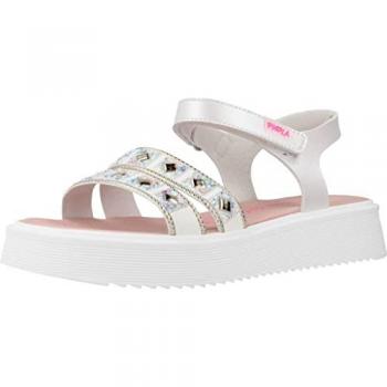 Sandalias Pablosky 865000p blancas para niña