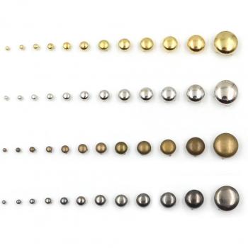 100pcs 4mm Multi-Color Round Metal Rivets with 4 Claws for DIY Punk Rock Projects