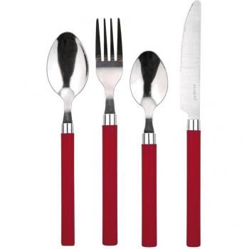 CUBERTERIA DE 24 PIEZAS ACERO INOXIDABLE MODELO HAPPIE