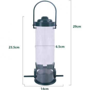 Blue Plastic Bird Feeder for Lovebirds
