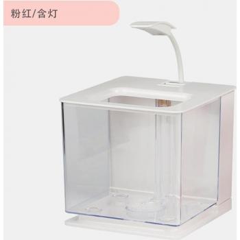 Kids’ Mini Fish Tank – 10‑inch Acrylic Bowl with Lid