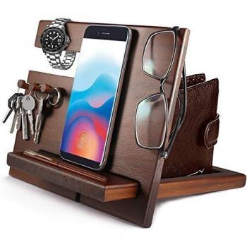 Birthday Boss: Men’s Wooden Desk & Hook Set