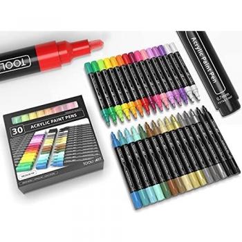 0 Assorted Acrylic Paint Pens Set