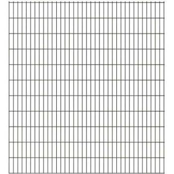 Set Recinzione Verde VidaXL – 25 pannelli argentati, 2D 2008 × 2230 mm, 50 m