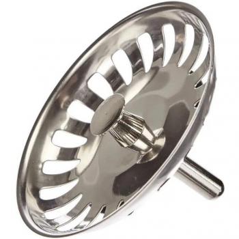 Panier d'évier inox 84mm, amovible avec 20 trous