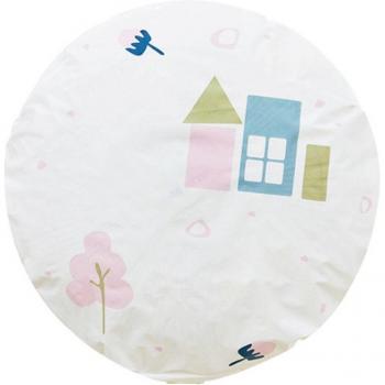 Couvre-Ventilateur en Tissu Floral
