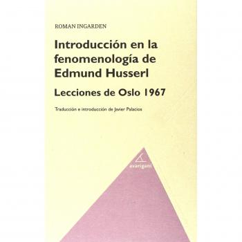 Introducción en la fenomenología de edmund husserl