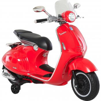 Moto Elettrica Vespa HOMCOM 108x49x75 cm