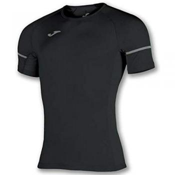 Joma RACE Herren‑Tee schwarz, einheitsgroß, glänzend