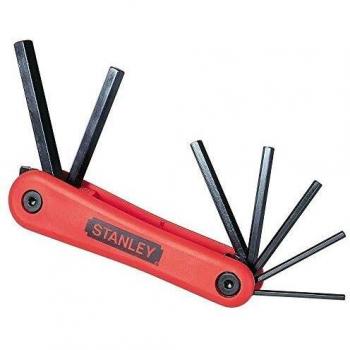 Stanley Set de Clés à Six Pans 1,5-6 mm, 7 Pièces