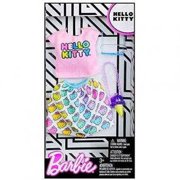 Rainbow Skirt and Pink Top Set – Barbie & Sanrio Collaboration