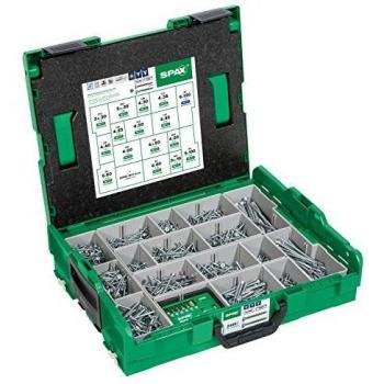 SPAX L-BOXX WIROX 2445-Piece Screw Set