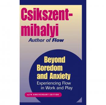 Beyond Boredom and Anxiety : Experiencing Flow in Work and Play