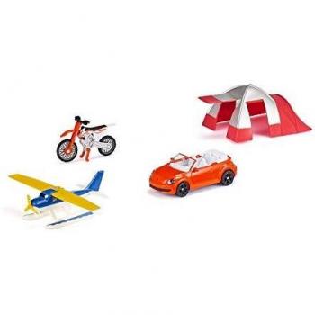 SIKU Freizeit-Set mit Cabrio und Wasserflugzeug