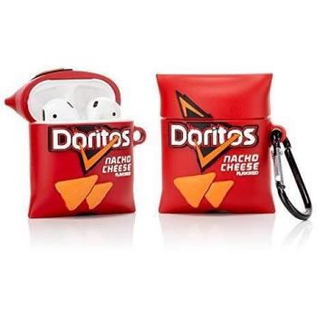 YIGEYI Silicone Case Compatible with Airpods 1&2 Funny Cute 3D Cartoon Cover [Fun Snacks Series 2] (Lays)