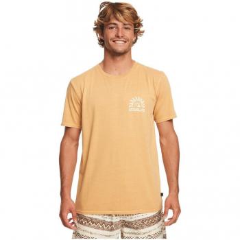 Maglietta Senape Quiksilver Earthy Type A Maniche Corte M