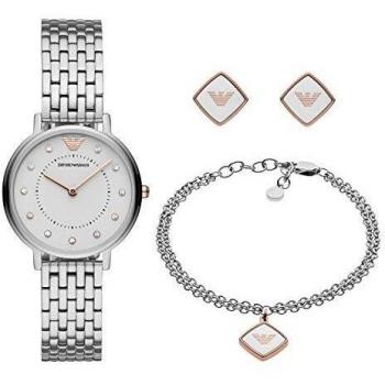 Emporio Armani Orologio Donna AR80023 con Cassa in Acciaio 32 mm e Bracciale in Acciaio