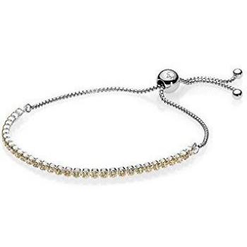 Pulsera de Plata con Circonitas para Mujer