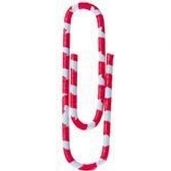 Alco 28mm Zebra Briefklammern weiß-rot VE=1000 Stück