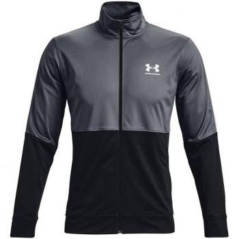 Track Jacket Under Armour Piqué Negro/Gris