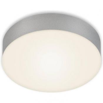 Briloner Plafonnier LED Flame, Ø 15,7 cm, argenté