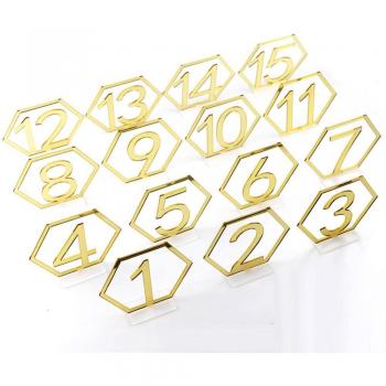 Decoración de Mesa: Números 0‑15