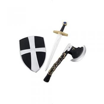 Set Croisade Armure, Épée et Hache – Taille Moyenne