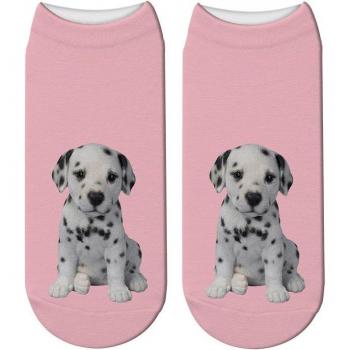 Chaussettes Kawaii imprimées en 3D motif chien pour Noël