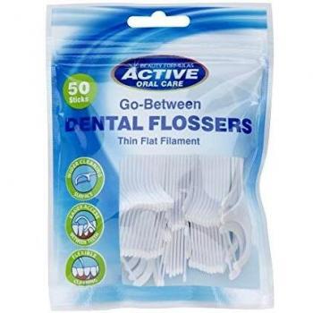 Go‑Between Dental Flossers, 50 Pack (Beauty Formulas)