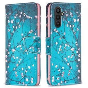 Galaxy A25 Wonder Wallet con Motivo Fiore Bianco