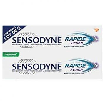 SENSODYNE DENTIFRICE RAPIDE LOT DE 2X75ML