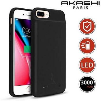 AKASHI TECHNOLOGY Coque Batterie iPhone 8 Antichoc 3000 mAh