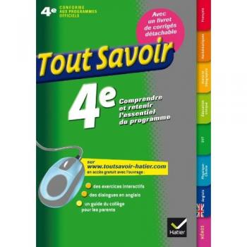Tout savoir 4e